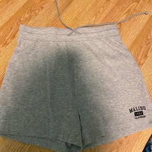 Grey lounge shorts
